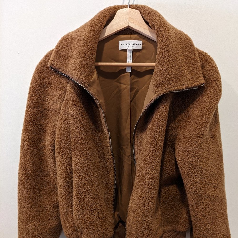 Apiece Apart Brown Amager Bomber Jacket